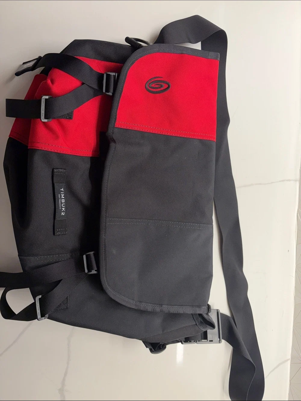 Timbuk2 Red & Black Messenger Sling Bag